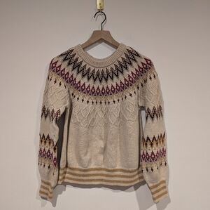 Sundance | Sweater | Cream, Purple, Pink and Yellow | Medium